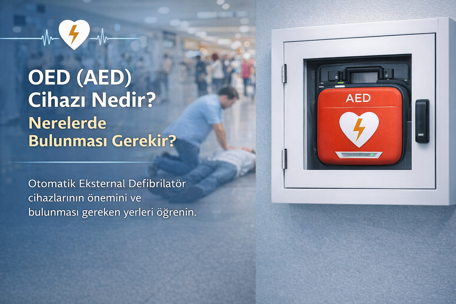 OED (AED) Cihazı Nedir? Nerelerde Bulunması Gerekir?